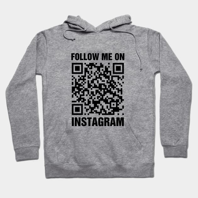 Rick Roll QR Code Hoodie by rainoree